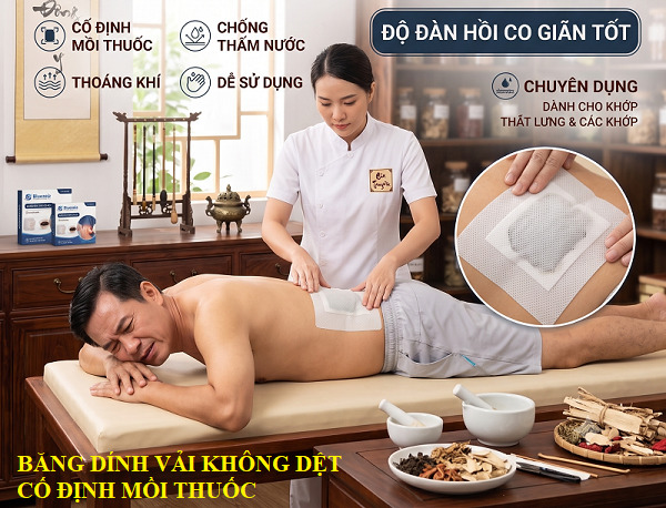 Bí quyết cố định cao thuốc đắp đông y sạch sẽ không lo lem bẩn ra quần áo